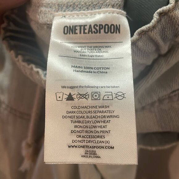 One Teaspoon Dream Shabbies Drawstring Boyfriend Jeans - Picture 6 of 8